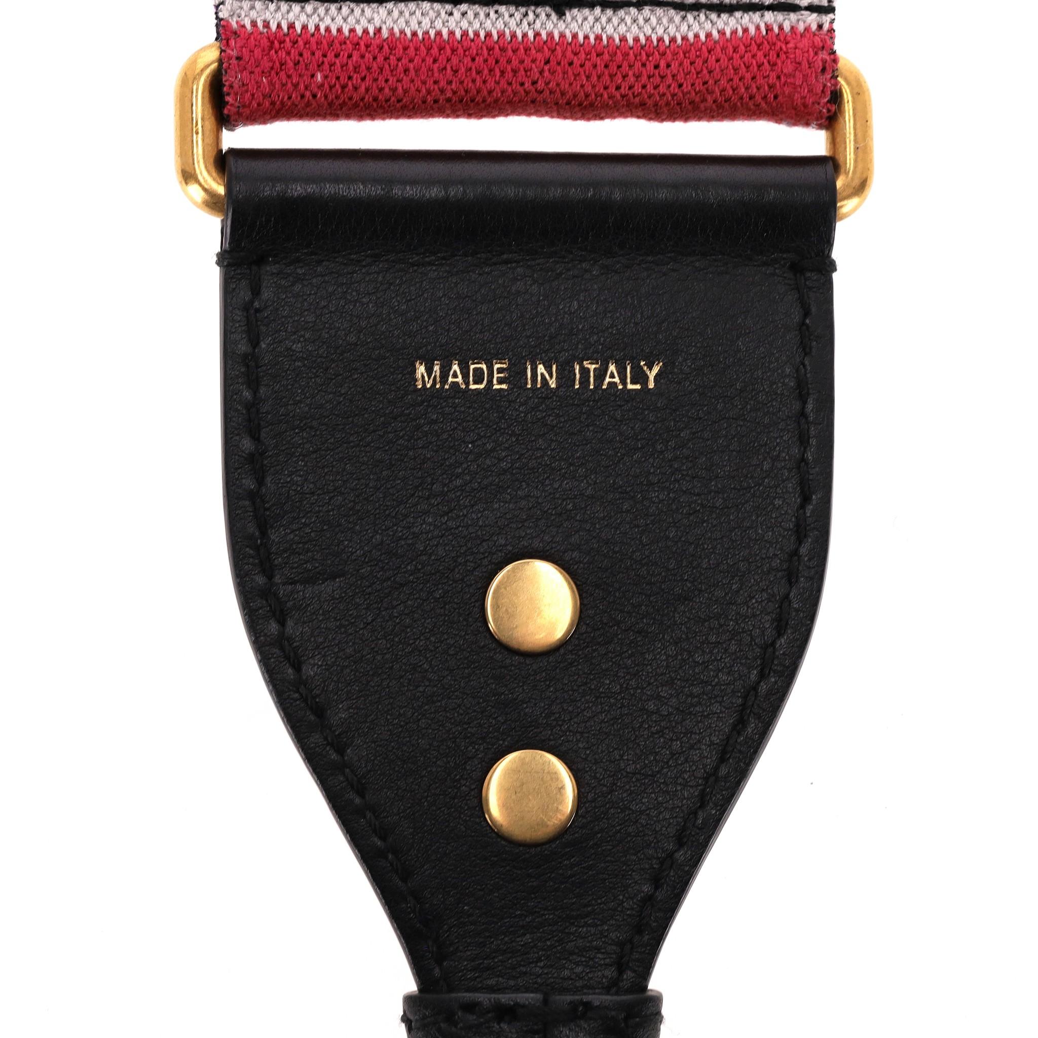 Christian Dior Studded Rainbow Bag Strap For Sale 1