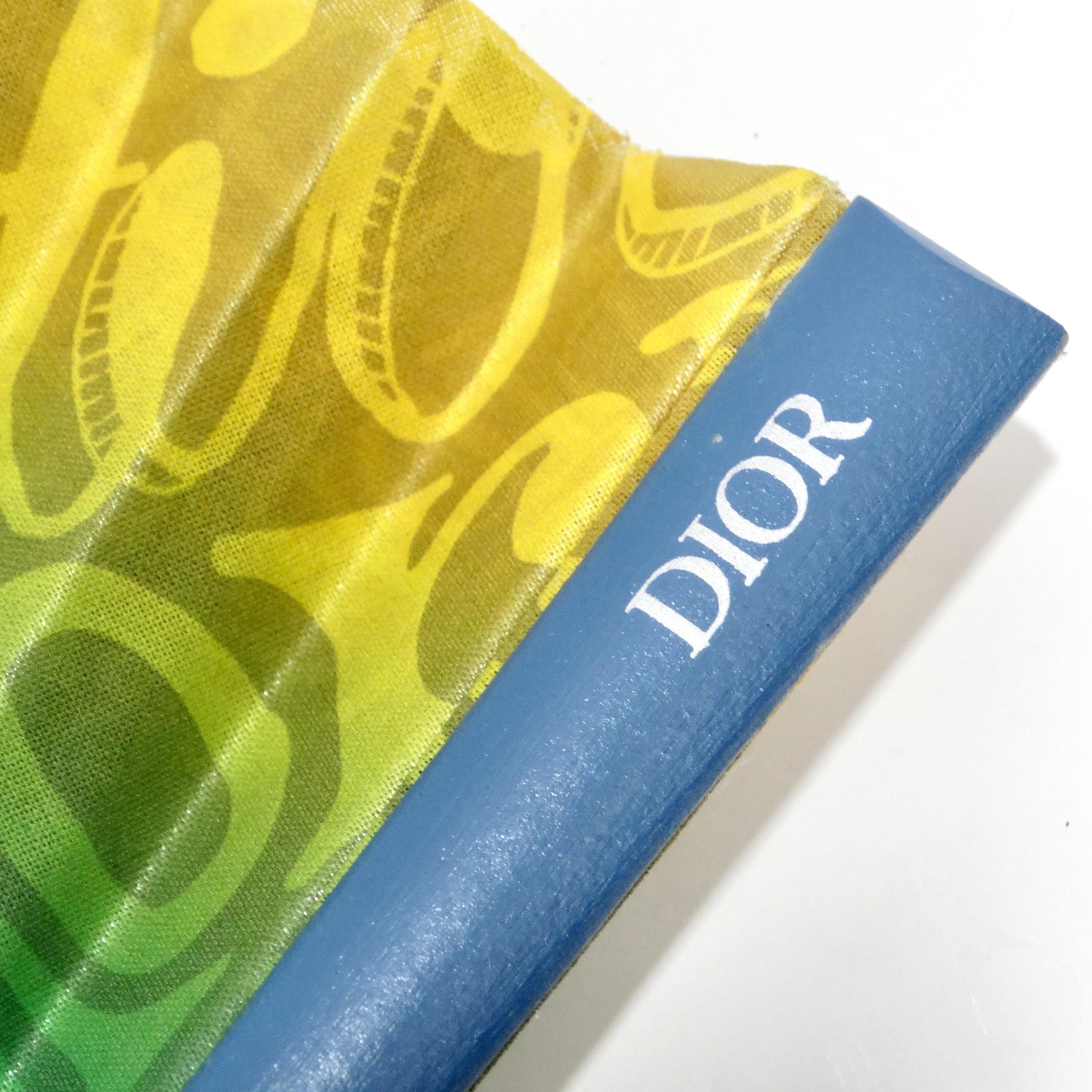 Christian Dior Stussy Folding Fan For Sale 3