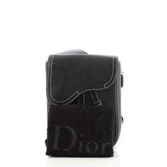 Christian Dior Stussy Saddle Messenger Pouch Leather with Applique