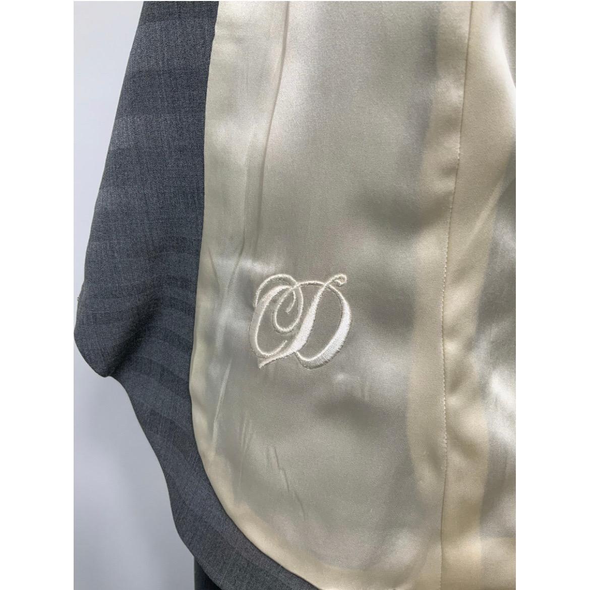 Christian Dior Suit in Grey For Sale 2