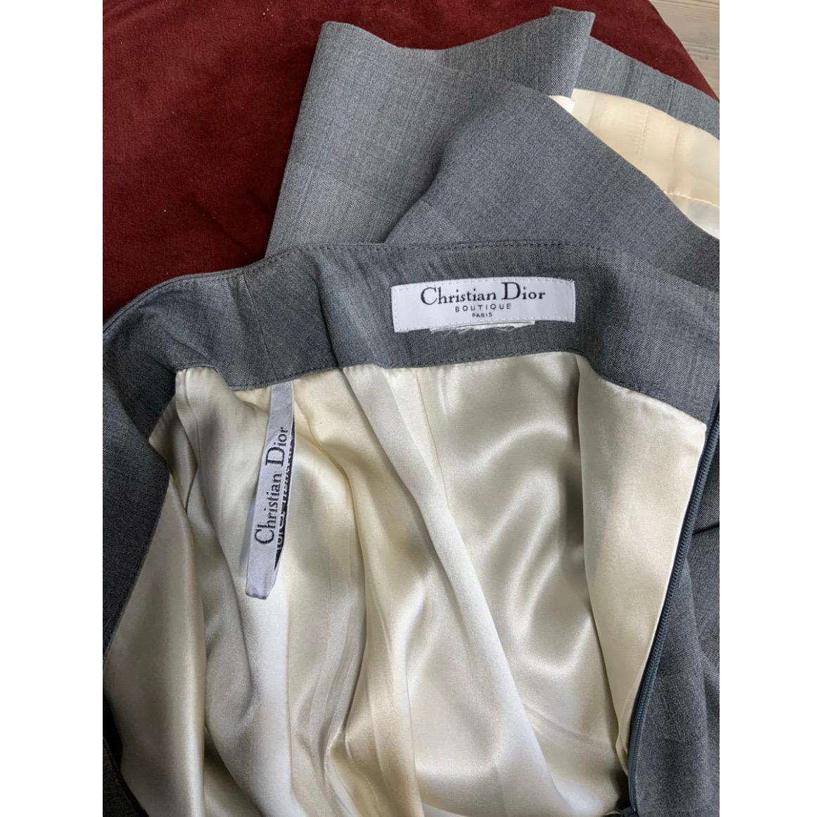 Christian Dior Suit in Grey For Sale 3