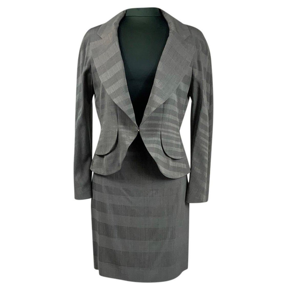 Costume gris Christian Dior