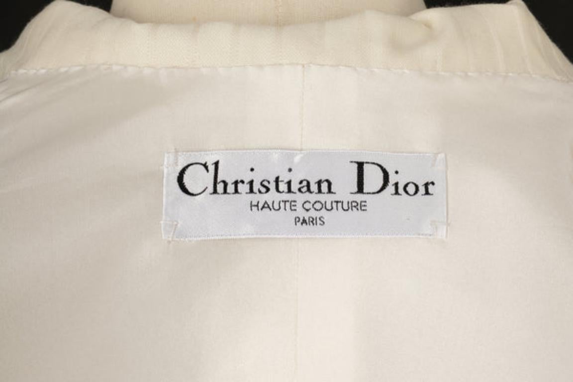 Christian Dior Suit Set of Jacket and Pants Haute Couture For Sale 7