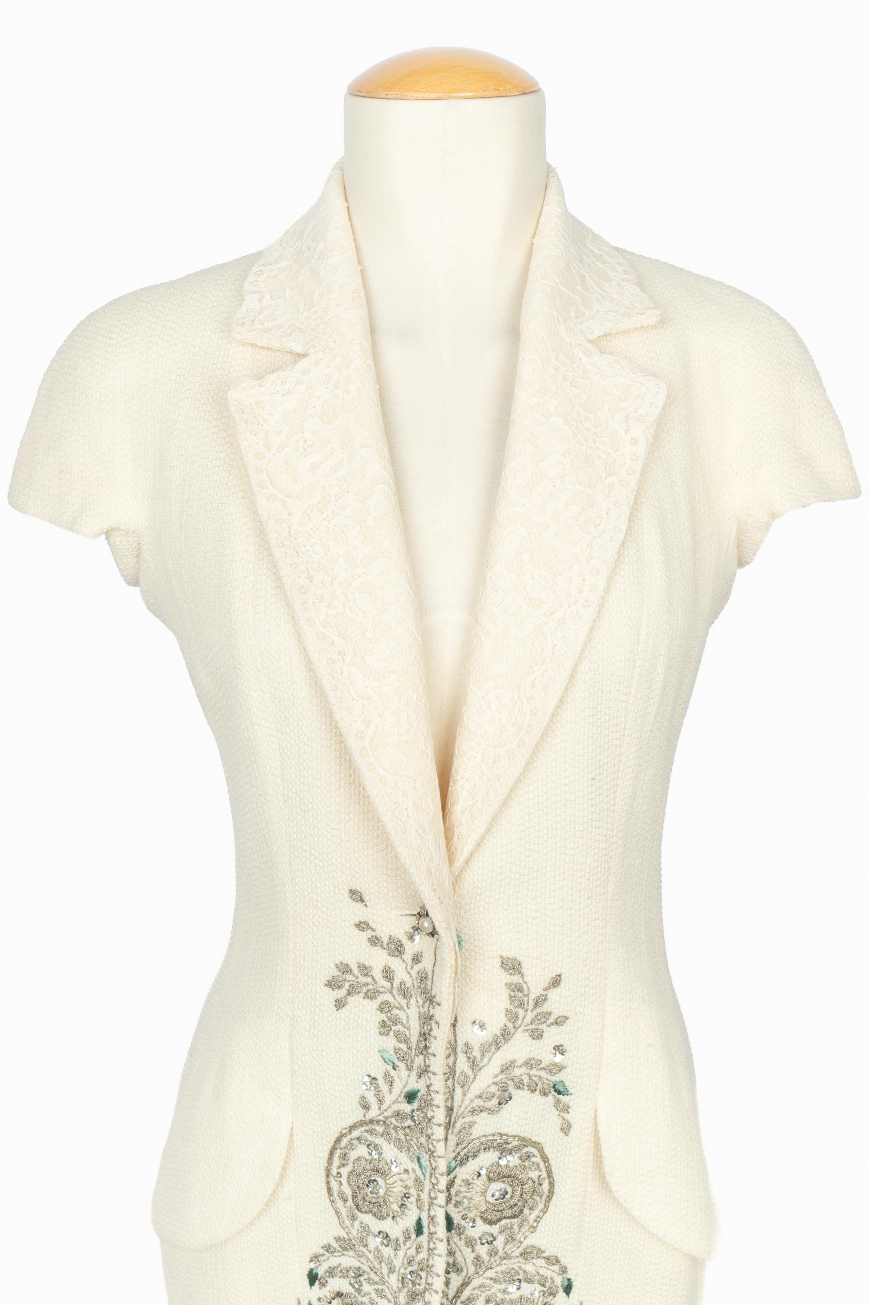 Conjunto Christian Dior Verano 1998 Gris en venta