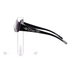 Christian Dior Sunglasses With Crystal Logo To The Arms