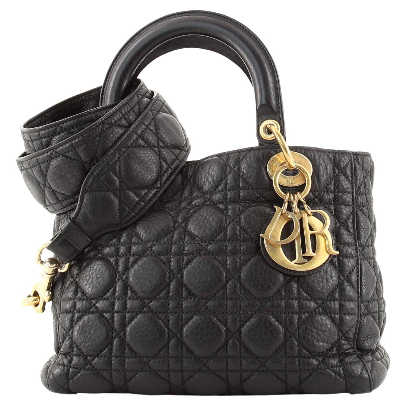 Lady Dior Large Cannage Nylon Bag at 1stDibs lady dior nylon bag