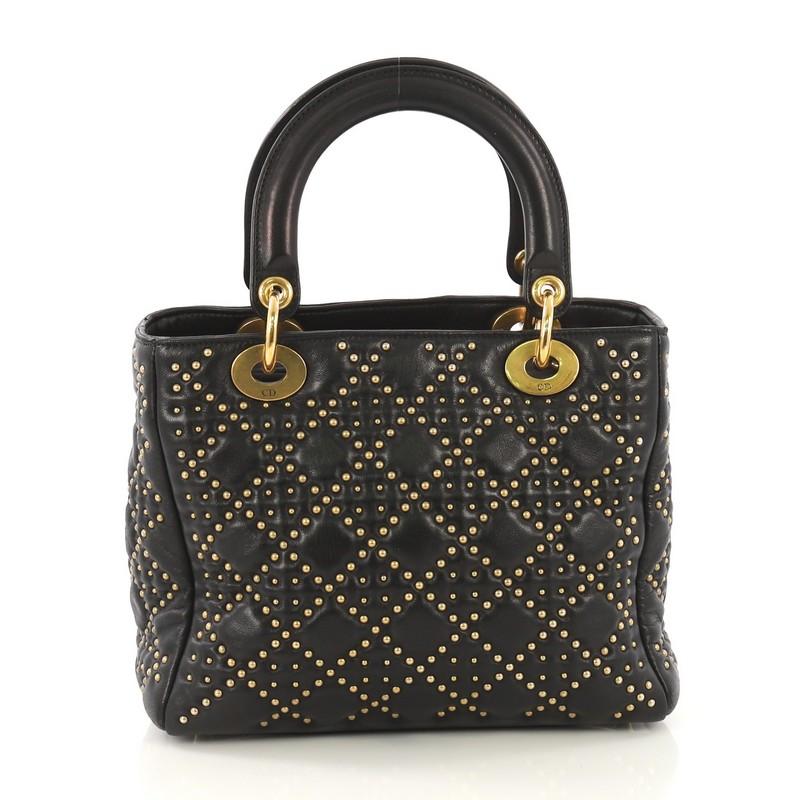 Lady dior supple store studded