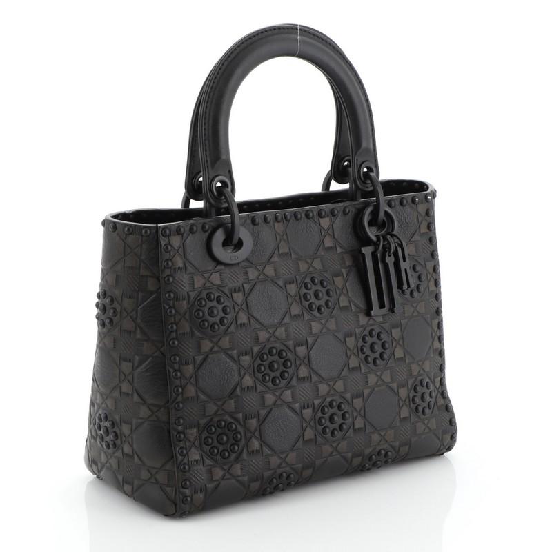 Lady dior black studded top