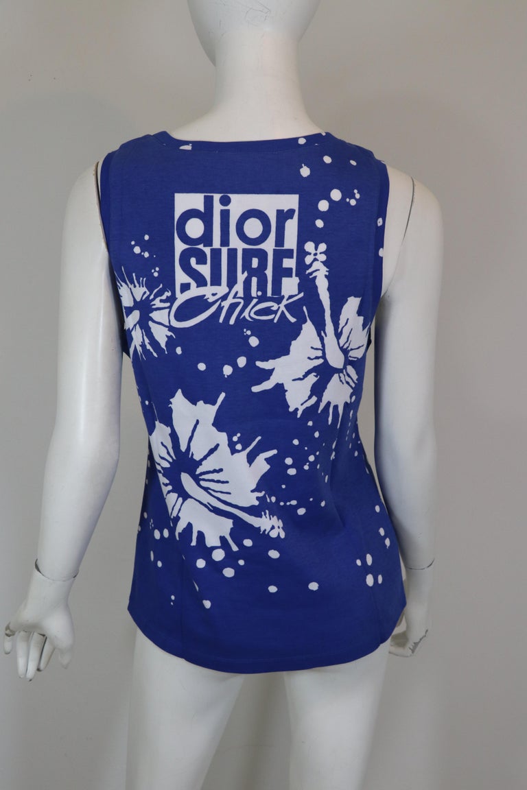 Christian Dior Surf Chick T Shirt Spring 2004 at 1stDibs | dior