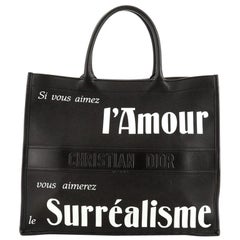 Christian Dior Surrealism Book Tote Printed Leather
