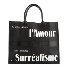 Christian Dior Surrealism Book Tote Printed Leather 