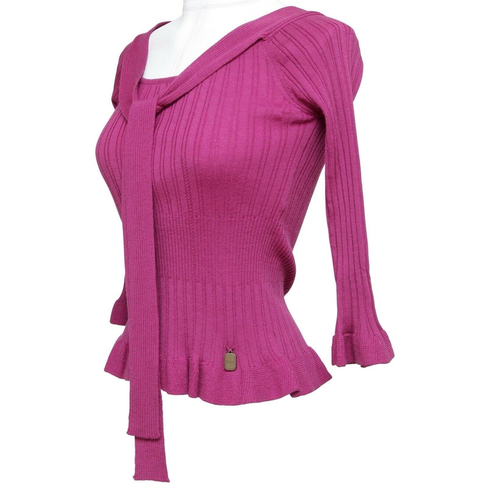 pink christian dior sweater