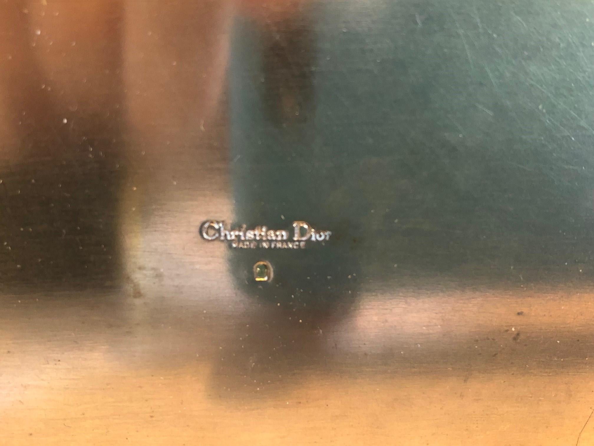 Christian Dior Cajas Doradas Vesta de Mesa para Fósforos, Francia Años 50 siglo XX en venta
