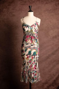 Christian Dior „Tattoo“-Kleid „Hommage à Marlène“ von John Galliano, Sommer 2004