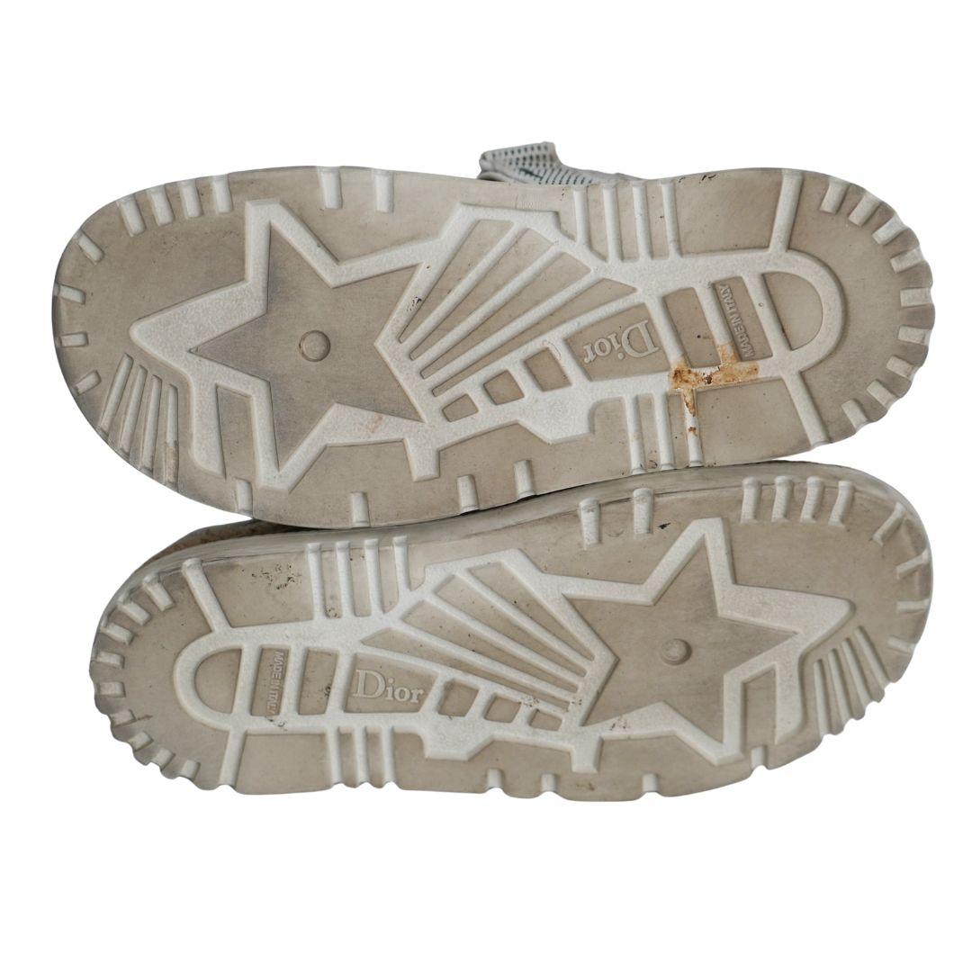 Christian Dior Sandalias de punto técnico de yute Dioract blancas 38 en venta 10