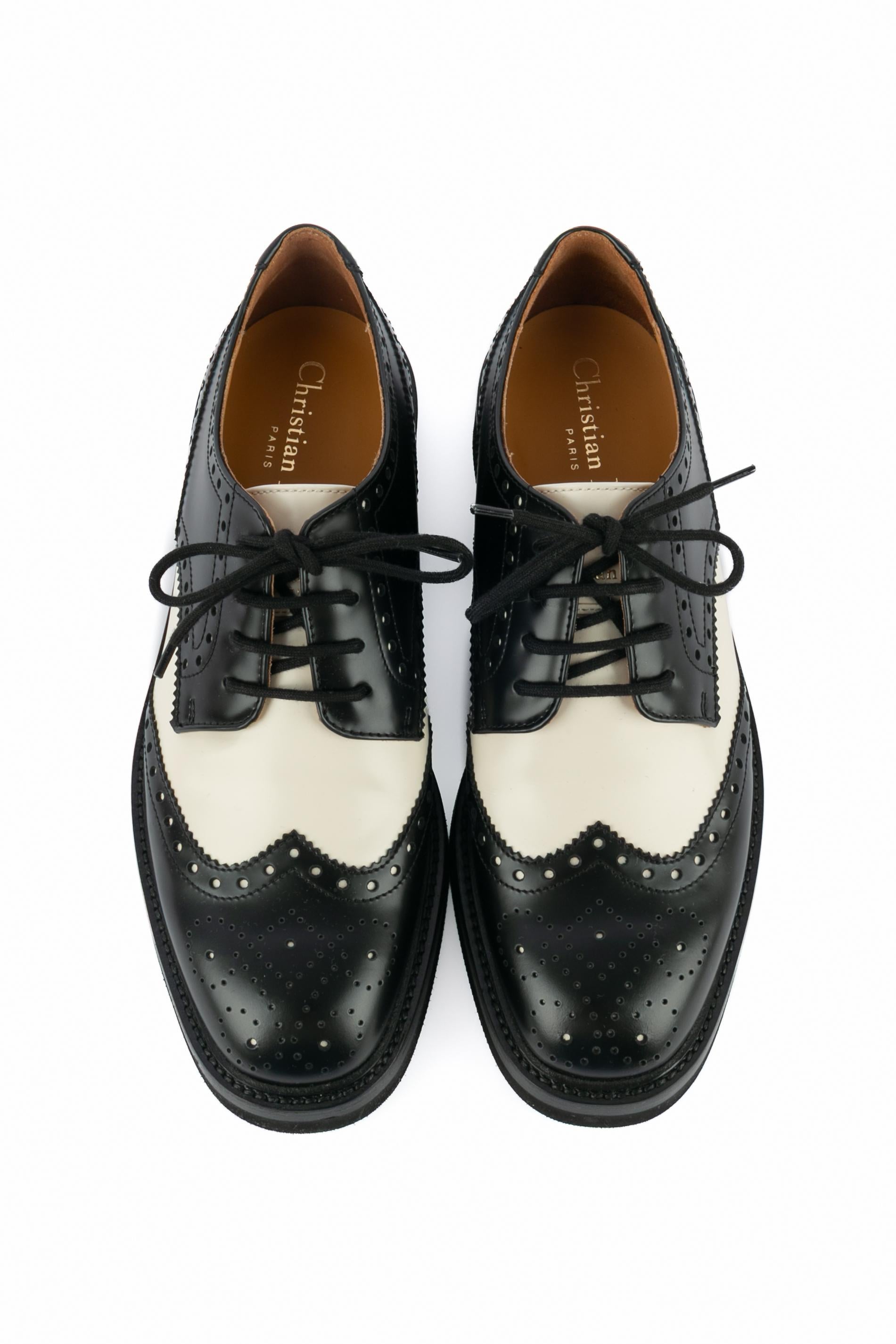 Christian Dior Teddy-D Derby-Schuhe (Schwarz) im Angebot