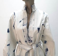 Christian Dior Tie Dye Denim Mini Dress