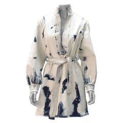 Christian Dior Tie Dye Denim Mini Dress