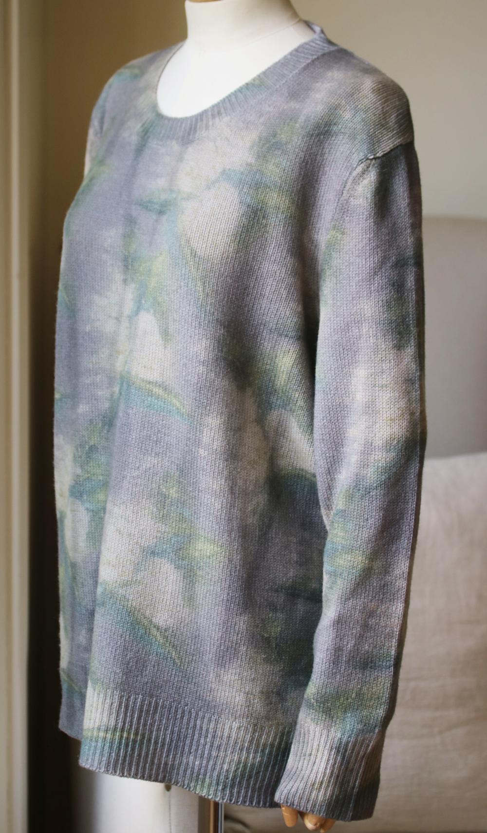 Christian Dior Tie-Dye Printed Cashmere 