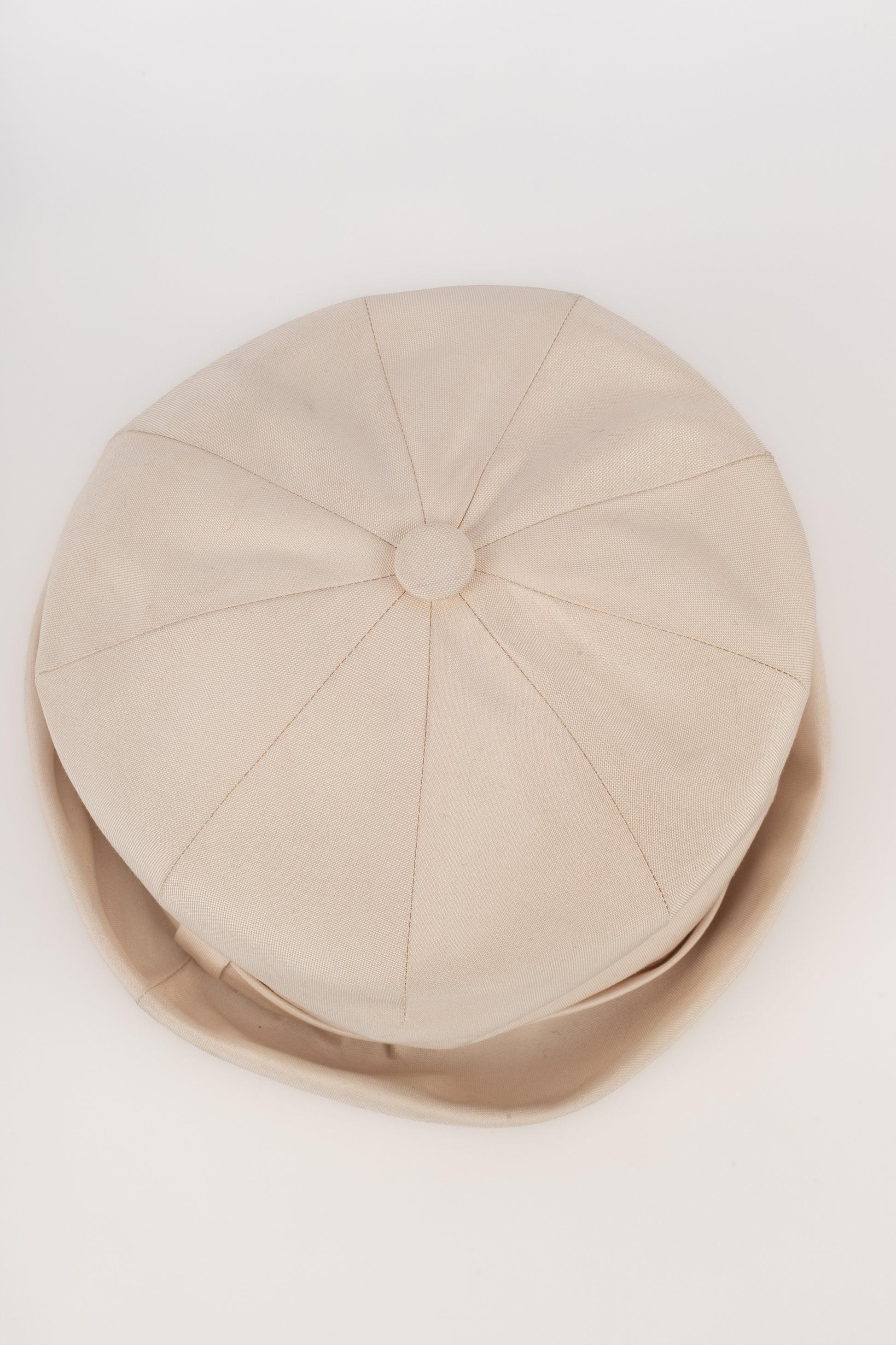 Women's Christian Dior Tiny Off-White Hat For Sale