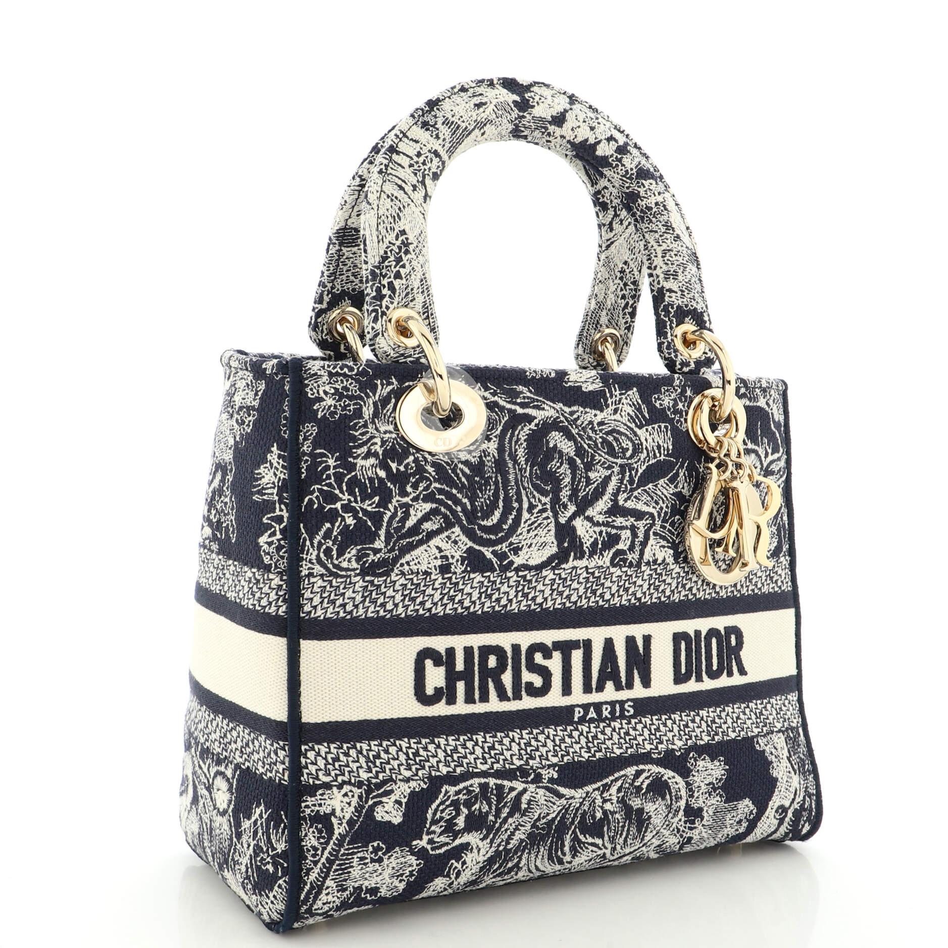 lady dior canvas bag