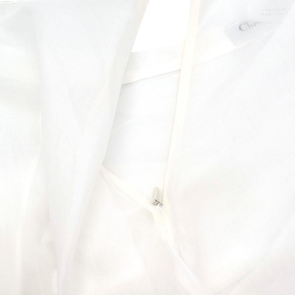 Christian Dior Toile De Jouy Bedruckter Voile-Rock 10 3