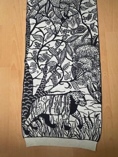 CHRISTIAN DIOR Toile de jouy scarf