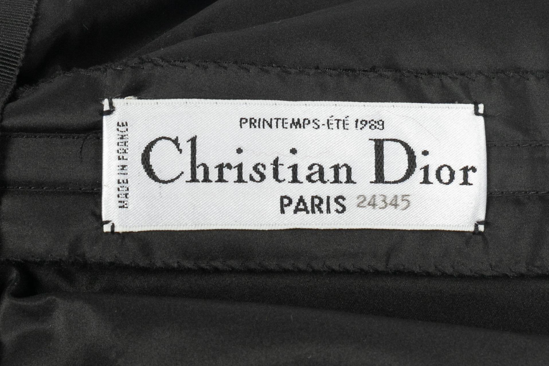 Christian Dior Oberteil Haute Couture Winter 1989 im Angebot 4