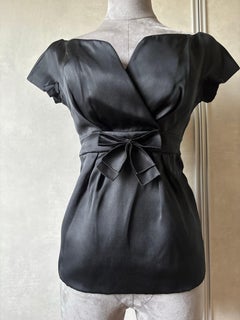 CHRISTIAN DIOR Top Silk