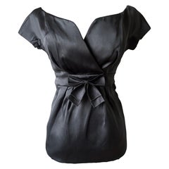 CHRISTIAN DIOR Oberteil Seide