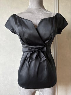 CHRISTIAN DIOR Top Silk