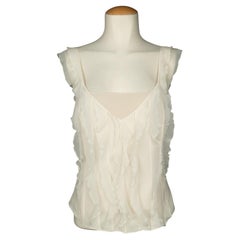 Christian Dior top with flounces