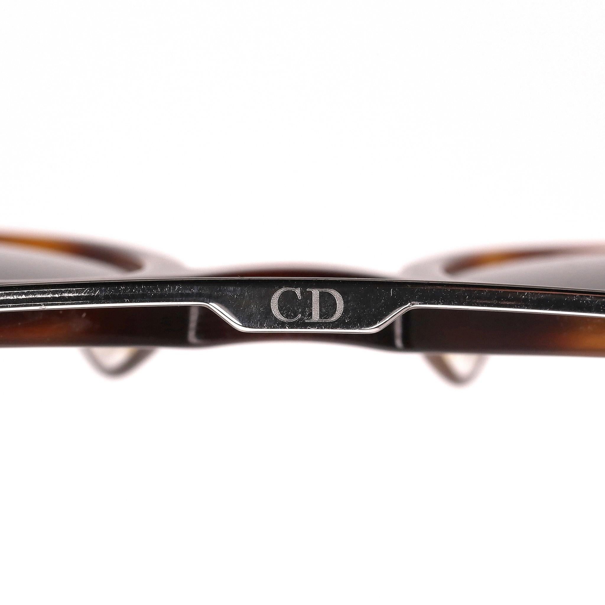 Men's Christian Dior Tortoise Sunglasses For Sale