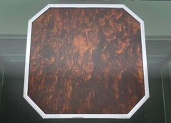 Christian Dior Tortoiseshell Lucite and Chrome Serving Tray, France, 1970s