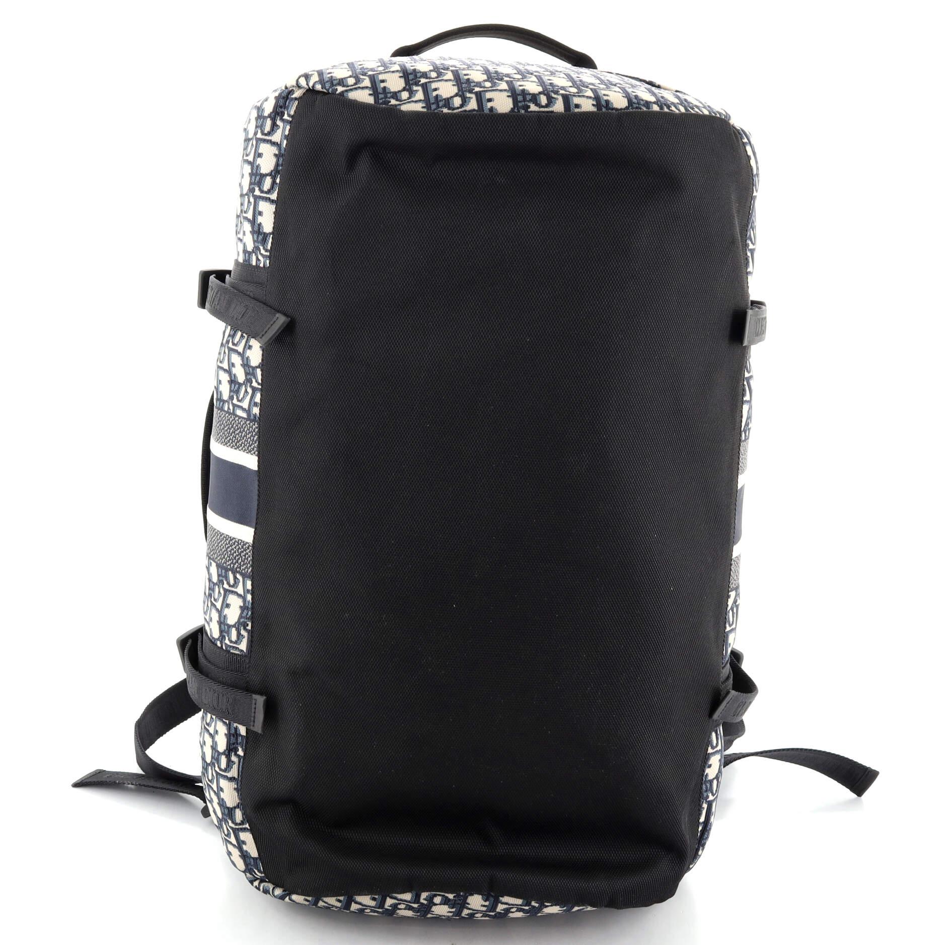 Christian Dior Travel Backpack Oblique Canvas Large at 1stDibs