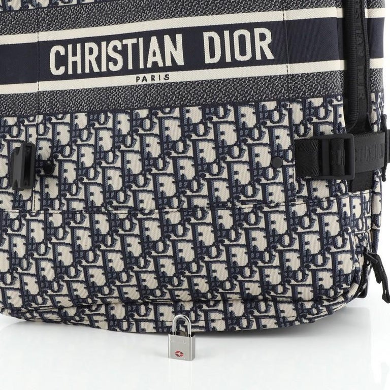 Christian Dior TravelDior Trolley Case Oblique Canvas Mini at 1stDibs