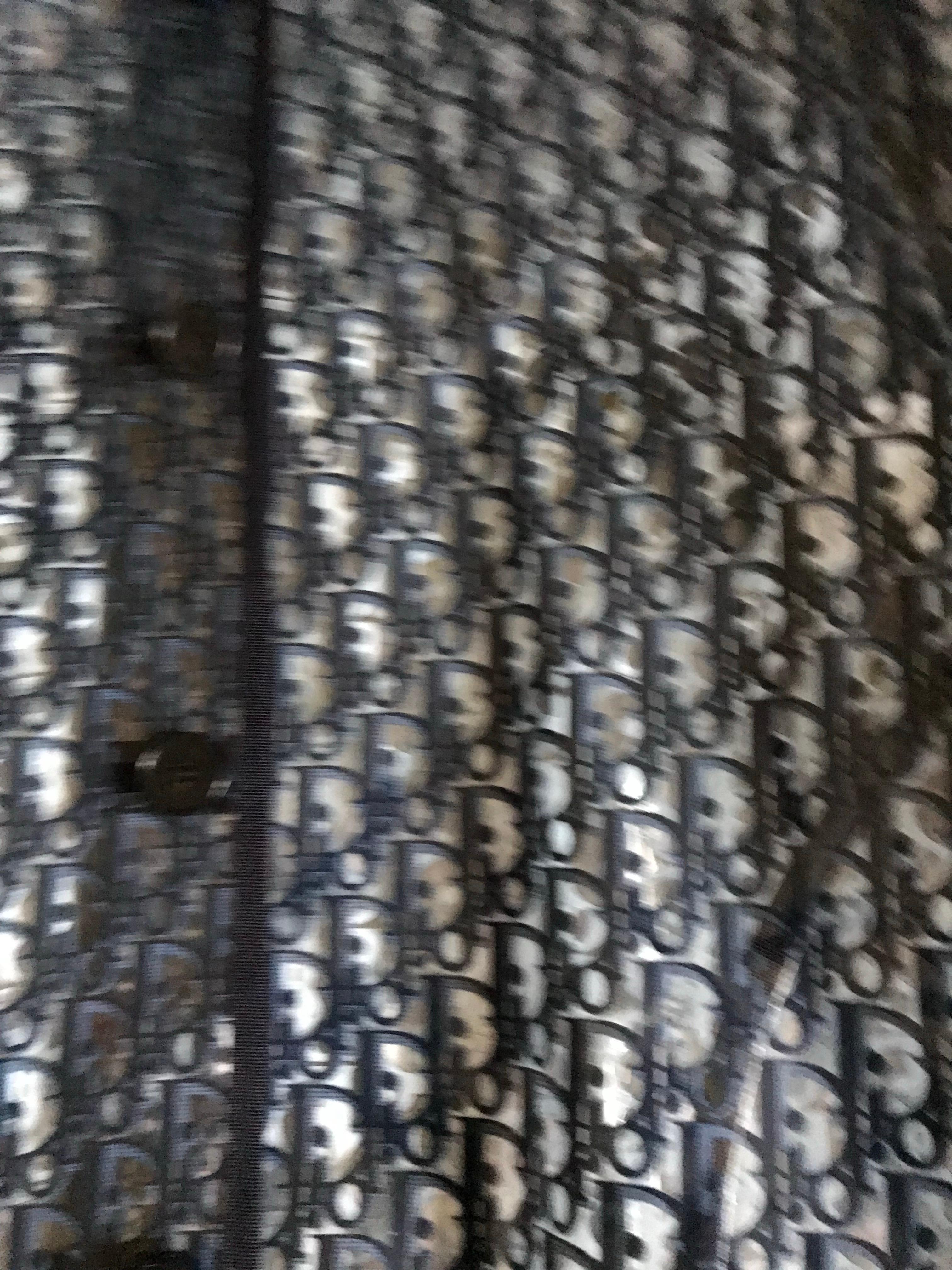 CHRISTIAN DIOR Trench parka plastique oblique logo monogramme Como nuevo en venta 9