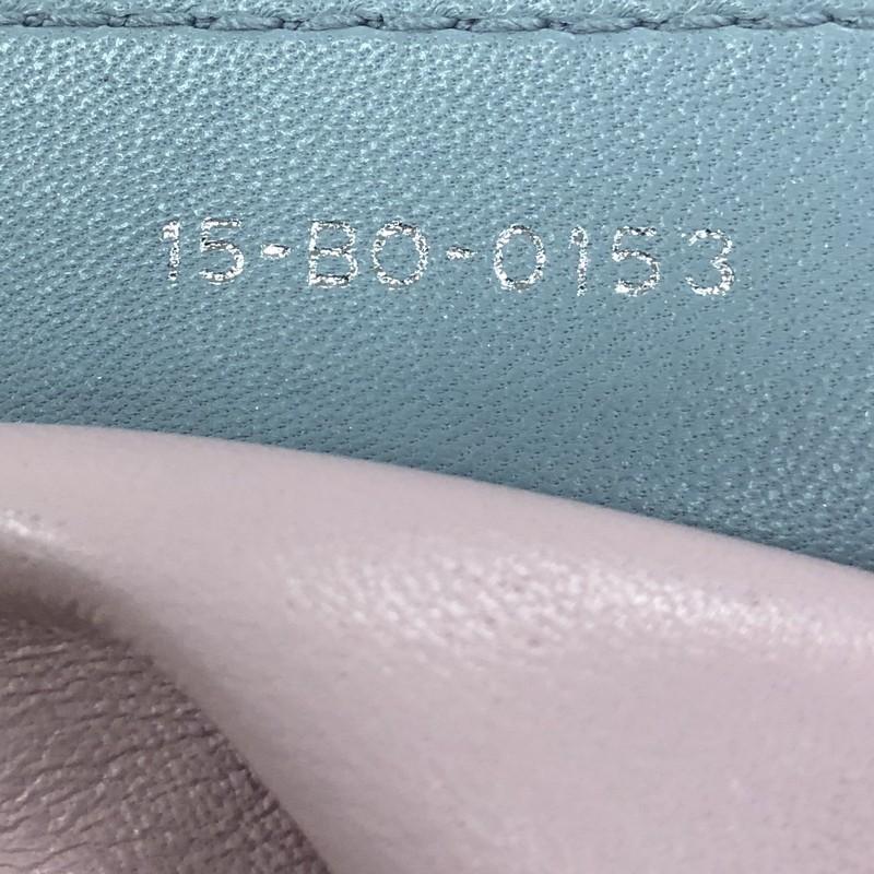 Christian Dior Tricolor Lady Dior Handbag Cannage Quilt Leather Medium 3