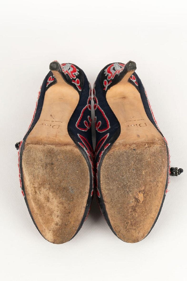 Christian Dior Trimmings Pumps Schuhe, Größe 36 im Angebot 3