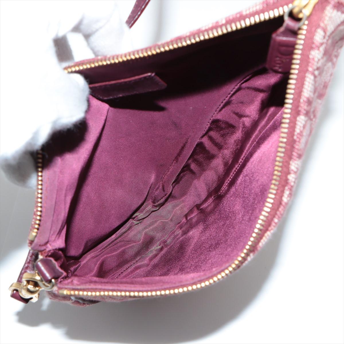 Christian Dior Trotter Saddle Hand Bag Red 3