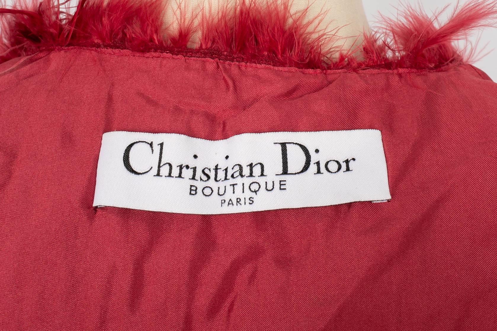 Christian Dior Turkey Feather Bolero 3