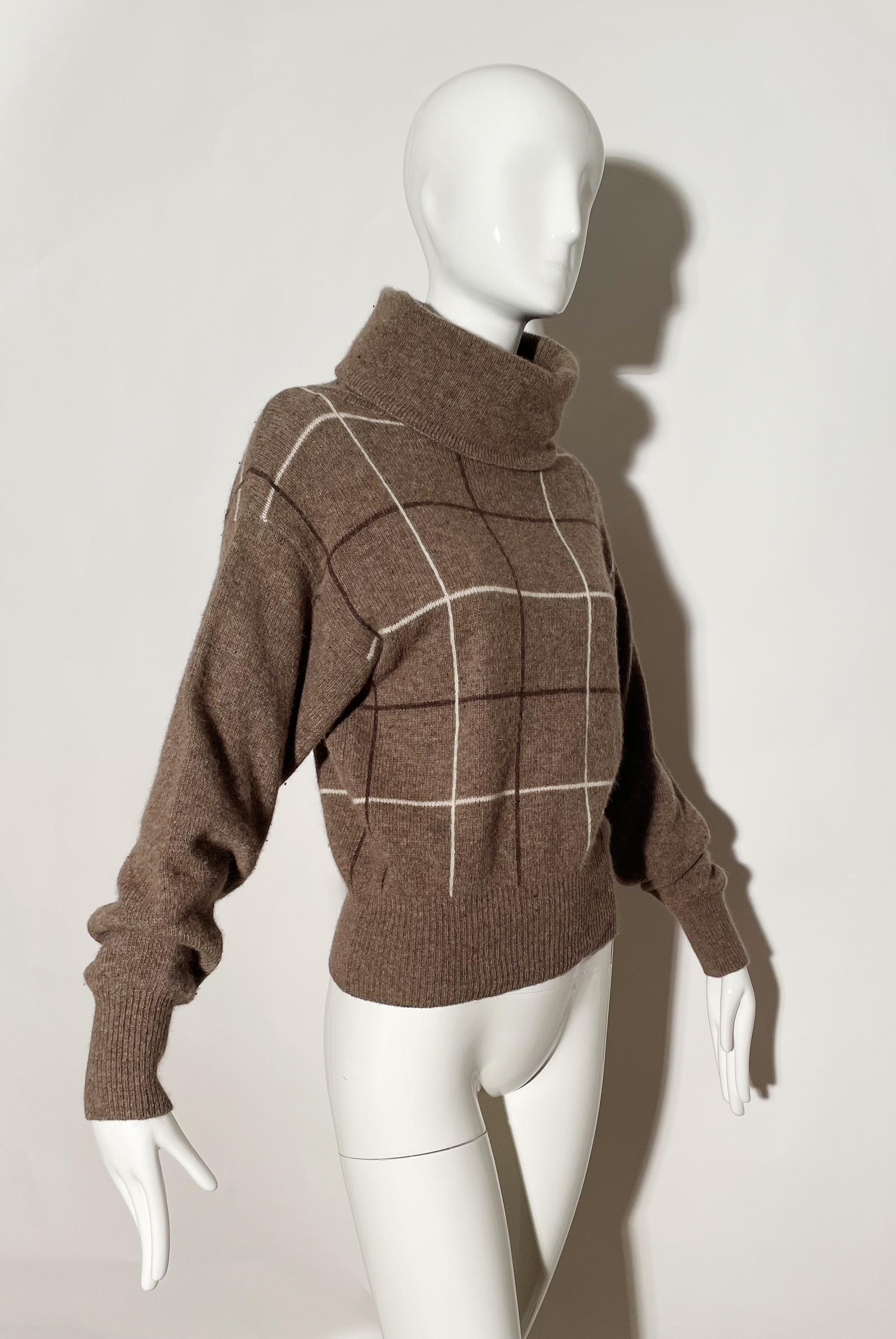 Gray Christian Dior Turtleneck Sweater  For Sale