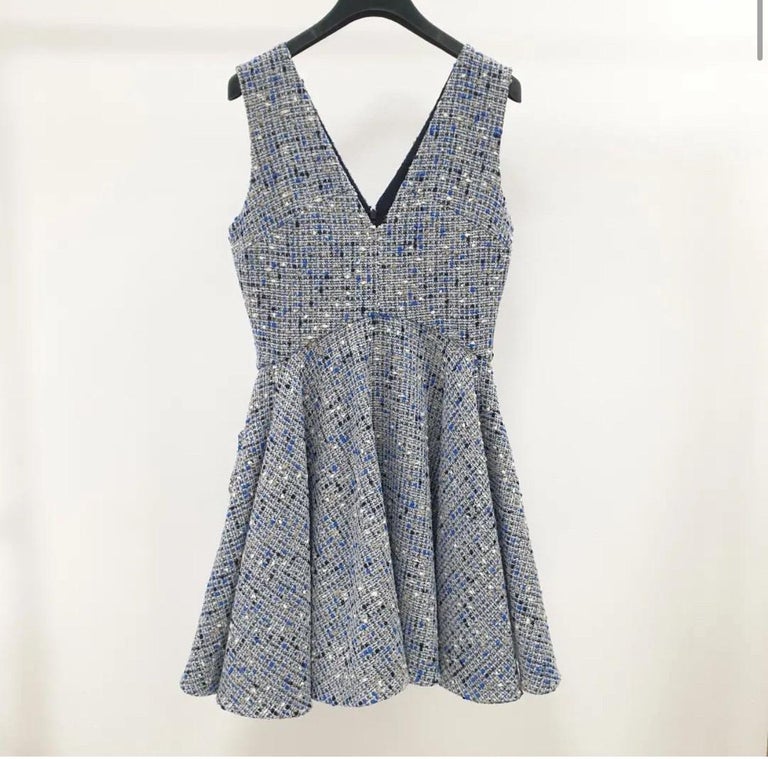 CHRISTIAN DIOR Tweed Flare Dress at 1stDibs CHRISTIAN DIOR Tweed Flare Dress at 1stDibs