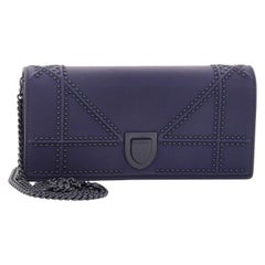 Christian Dior Ultra Matte Diorama Croisiere Chain Wallet Studded Leather