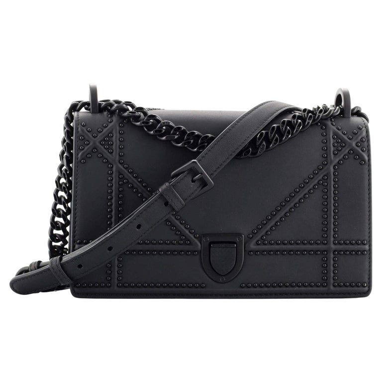 Christian Dior Ultra Matte Diorama Flap Bag Calfskin Small For Sale at ...