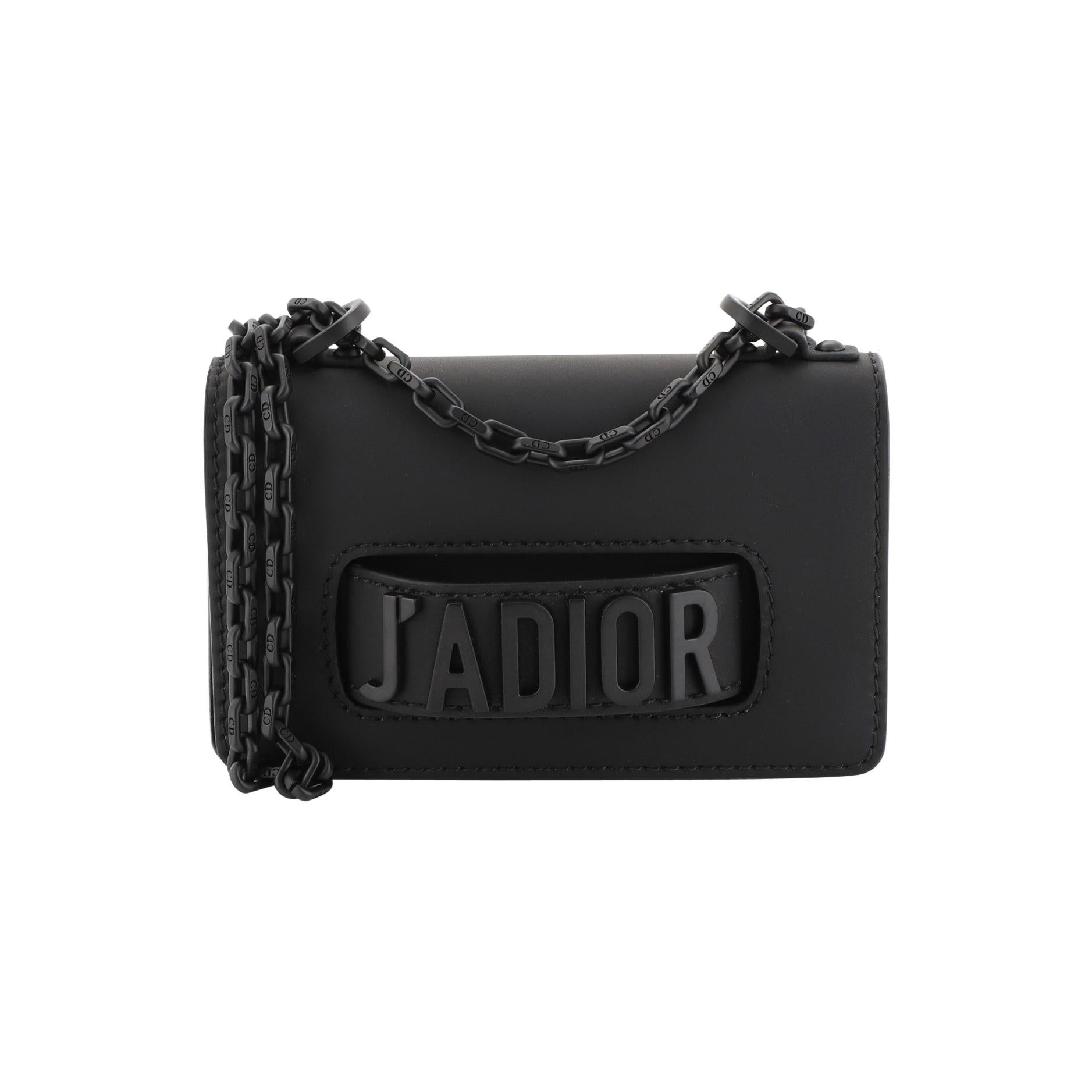 Dioraddict leather crossbody bag Dior Black in Leather - 36603792