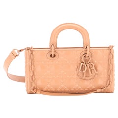 Christian Dior Ultra Matte Lady D-Joy Bag Diamond Motif Cannage Calfskin Medium