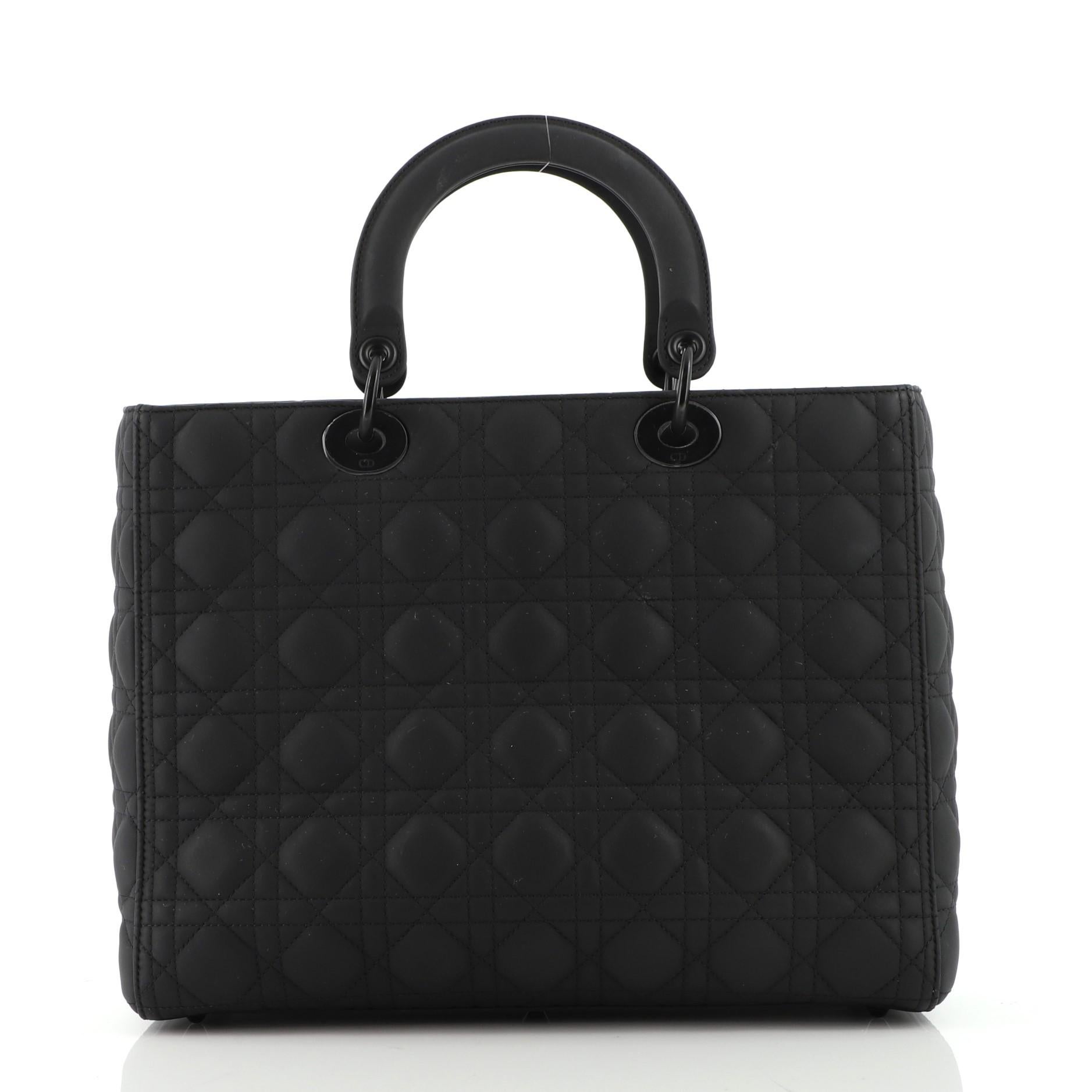 dior black matte bag