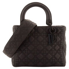Christian Dior Ultra Matte Lady Dior Bag Cannage Studded Lambskin Medium
