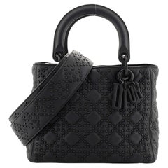 Christian Dior Ultra Matte Lady Dior Bag Cannage Studded Lambskin Medium
